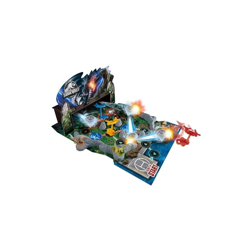 EPOCH Jurassic World Twin Tornado Attack (ST Mark Certified) Ages 5+ Toy Game Number of Players: 2-4 EPOCH