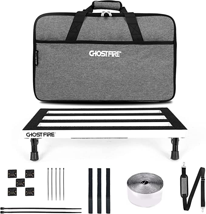 

Сверхлегкий педалборд для гитарных эффектов GHOSTFIRE, алюминиевый сплав, с застежкой-липучкой и сумкой для переноски, серия S (SPL-04белый)