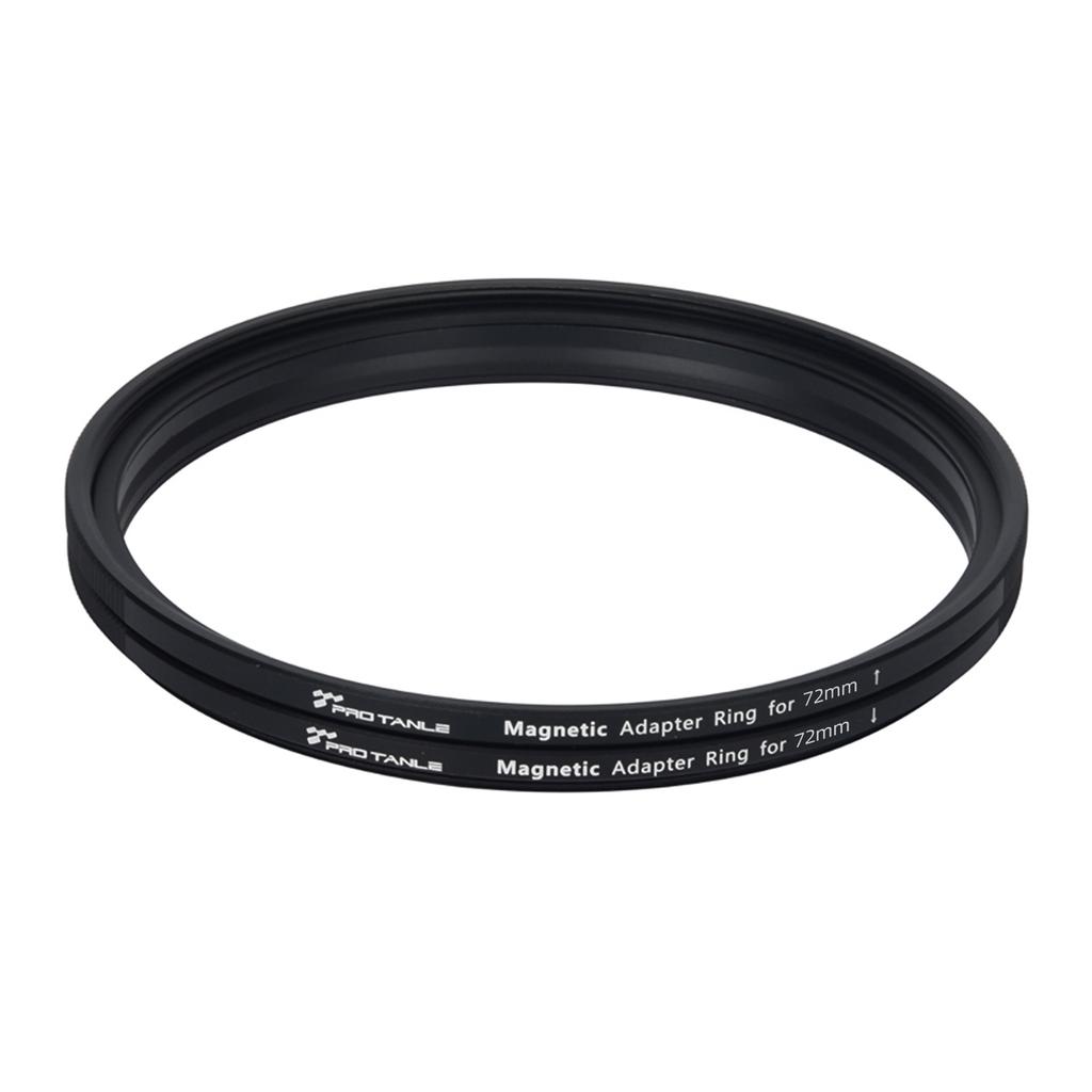 PRO TANLE Magnetic Filter Adapter Ring Kit 82mm Ring Adapter for Filter and Lens Magnetic Adapter Ring for Converting