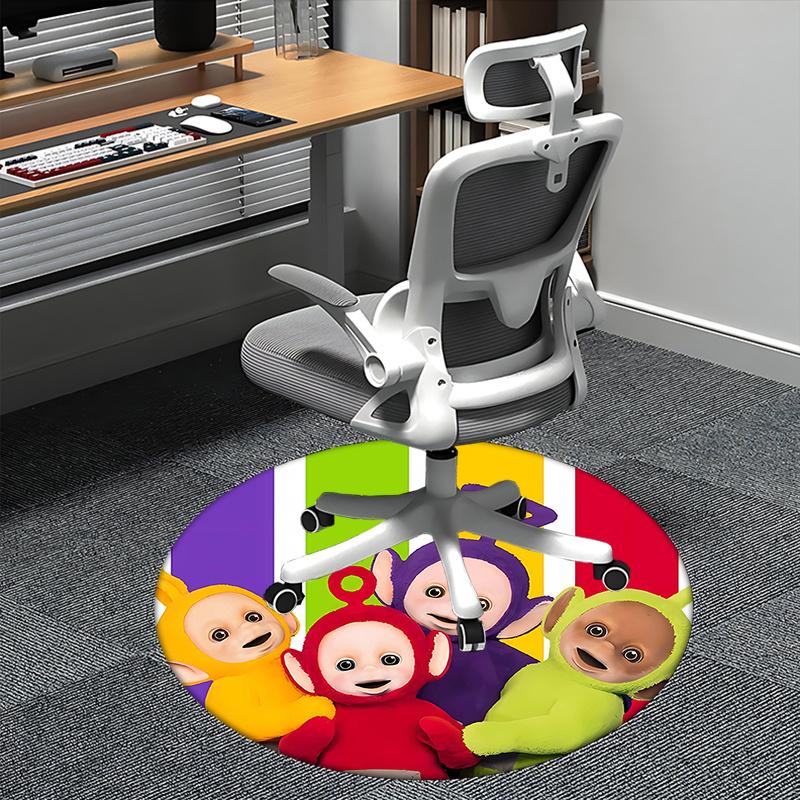 

Teletubbies, Chair mat Round Rug Office carpet,Non slip, Suitable for Living Rooms, Bedrooms Decor1205052a 80cm by 80cm