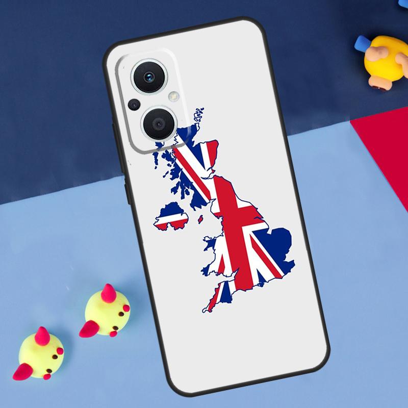 

Union Jack British England UK Flag For OPPO Reno 14F 13F 12F 11F 10 11 12 13 14 Pro 8T 7 8 Lite OPPO Find X6 X5 X8 X9 Pro Case OPPO Reno12