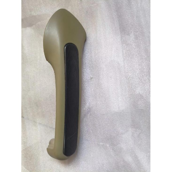 Black Mesh Aluminum Handrail Wood Grain Interior Door Handle For VW Golf MK4 Bora