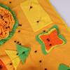 Radish Squeaky Dog Sniffing Mat - Interactive, Self-Entertainment Play & Training, Washable Pet Pad