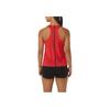 Asics Ctibreeze Jacquard Singlet Solid Color Casual Round Neck Sleeveless Vest Women Tops Red 2092A379-602