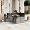 VidaXL Garden Lounge Set with Cushions 9 Pcs, Patio Sofas, Patio Furniture Set, Outdoor Furniture, Grey 3271851