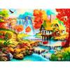 New 5D DIY Diamond Painting Scenery House Diamond Embroidery Autumn Scenery Cross Stitch Full Round Drill Home Decor Gift