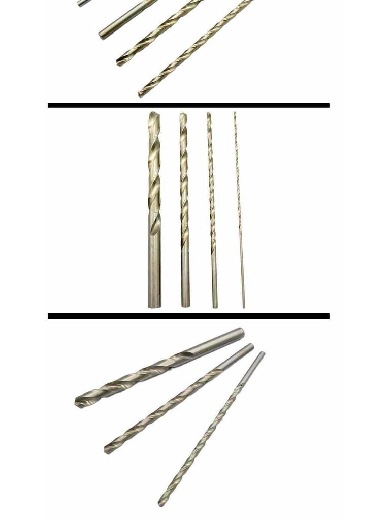 Extra Long 5060 Cm Twist Drill Bit, 500mm High-Speed Steel, Straight Shank for Deep Hole Drilling In Stainless Steel, Wood, 468 Industrial Series.