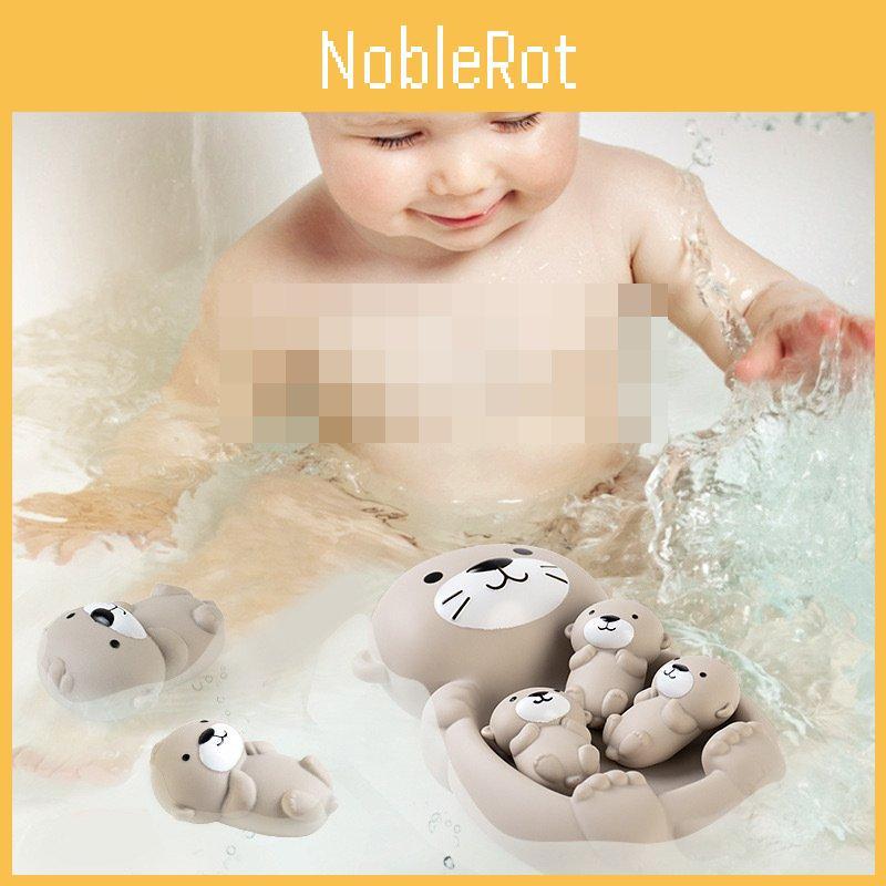 Toy Floating Bath Otter Bathtub Doll Children Bathroom Recreation Kids Gifts
