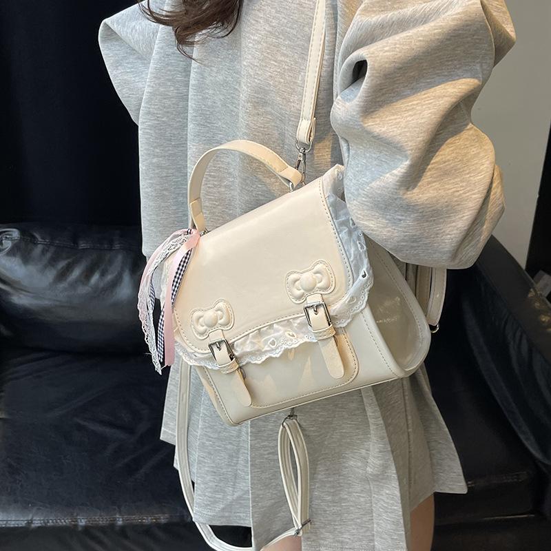 

Маленький рюкзак на двойных лямках Модный Универсальный Портативный Маленькая квадратная сумка Женская