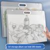 Art Storage Album with Pockets for Children's 8K & A3 Drawings and Paintings