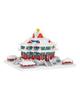 8051 World Architecture Snow Imperial Palace Turret Tower DIY Mini diamantové bloky Cihly Stavebnice pro děti bez krabice