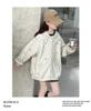 Spring & Autumn 2025 Girls' Hooded Cardigan - Fashionable Long-Sleeved Baseball Jacket