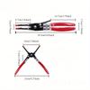 1pc Wire welding clamp pliers, soldering wire iron wire clamp pliers, stable soldering wire clamp pliers, soldering wire auxiliary pliers tool