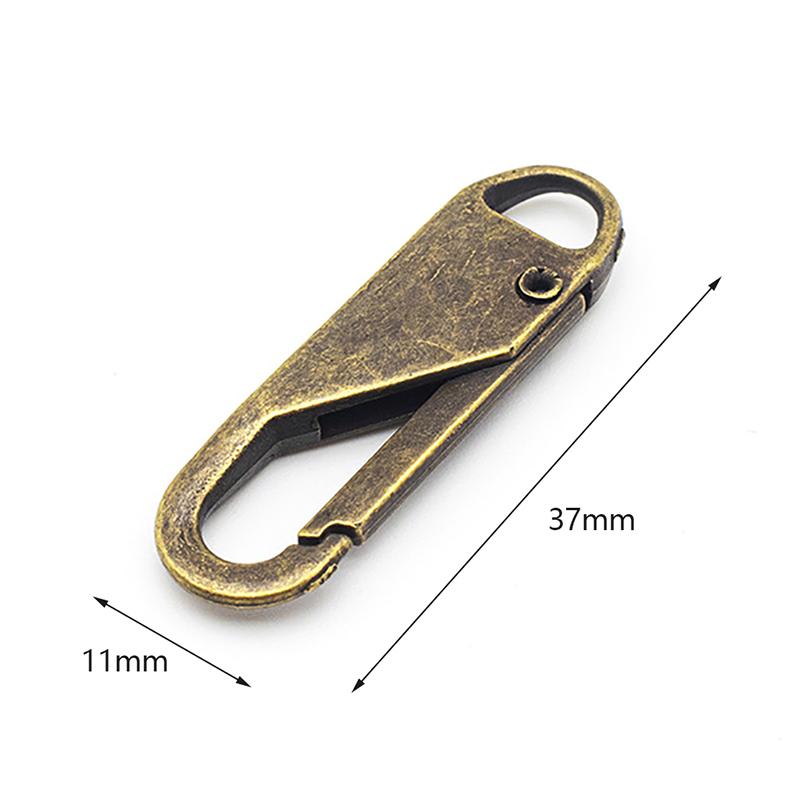 5Pcs Removable Zipper Slider Puller Instant Zipper Repair Kit Replacement For Broken Buckle Travel Bag Suitcase Zipper Head