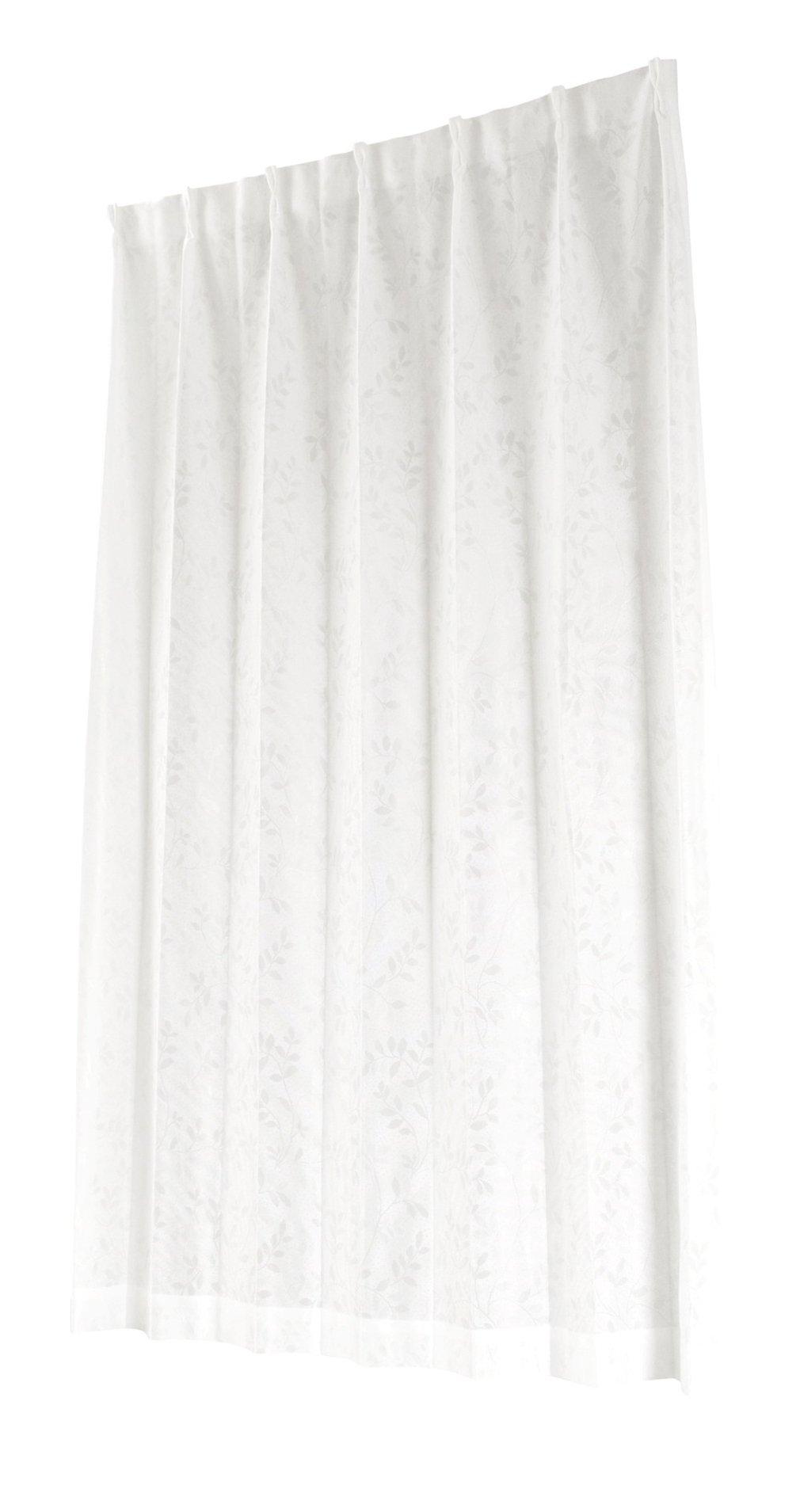 

Univer Mirror Lace 100cm Wide x 133cm Set of Curtains, White, Long, 2, HAZ-L0077 белый
