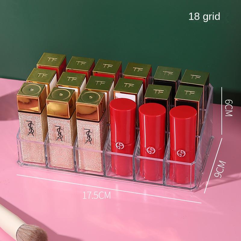 36 Clear Lipstick Organizer Nail Polish Eyebrow Pencil Display Stand Desktop Makeup Organizer Lipstick Organizer