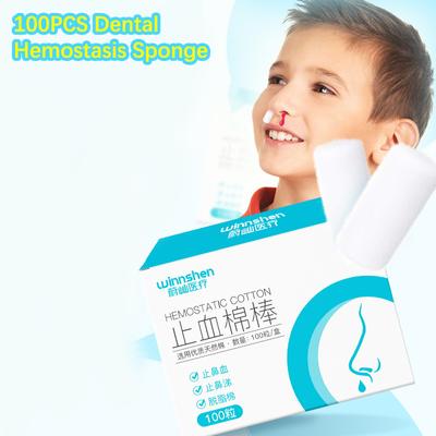 Tampone di Cotone Emostatico Dentale Tappanaso Per Bambini Ferma il Sanguinamento Velocemente