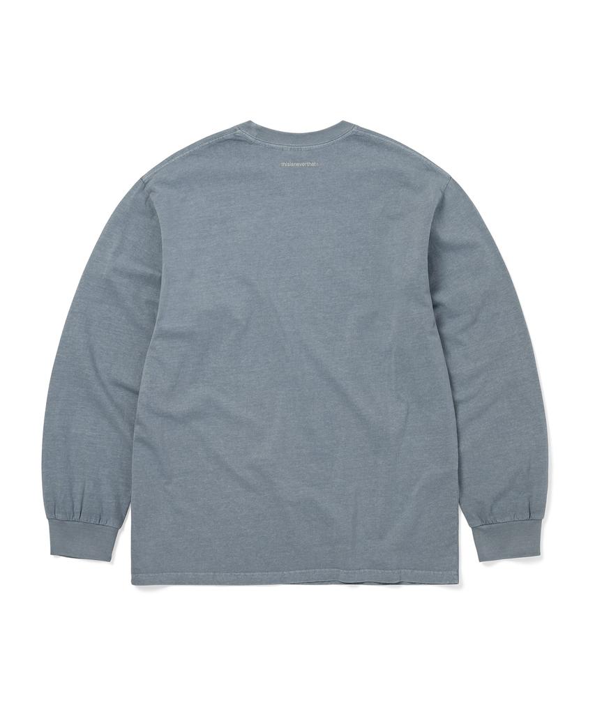 THISISNEVERTHAT T-Logo L/S Tee Ash Blue