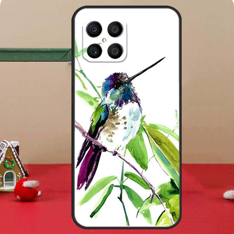 Hummingbird and Flowers Case For Honor Magic 8 Pro 6 7 Lite Honor 400 200 50 70 X8c X8b X9a X9b X9c X9d Win RT Coque
