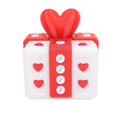 Boîte cadeau agaçante de 10 cm avec vis Boîte à vis farceuse drôle imprimée en 3D pour Noël Anniversaire Ornements de bureau