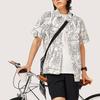 Li Ning Sports Life Collection Shirt Men's Black White Combination Print ASHU237-2