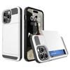 Custodia per Telefono per IPhone 17 Air 16E 16 15 14 Plus 13 12 11 Pro Max Portafoglio con Scomparto Porta Carte Tasca Scorrevole Cover Protettiva