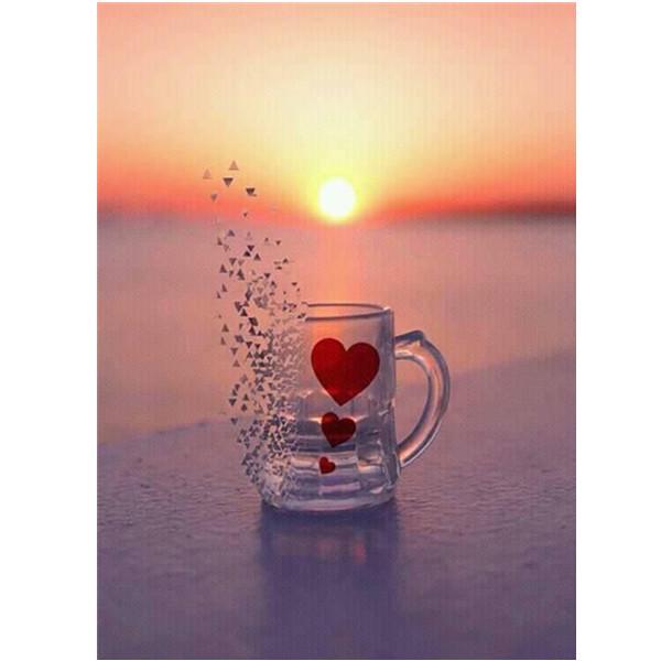 5D DIY Full Round Diamond Painting Landscape Set Embroidery Cross Stitch Mosaic Embroidery