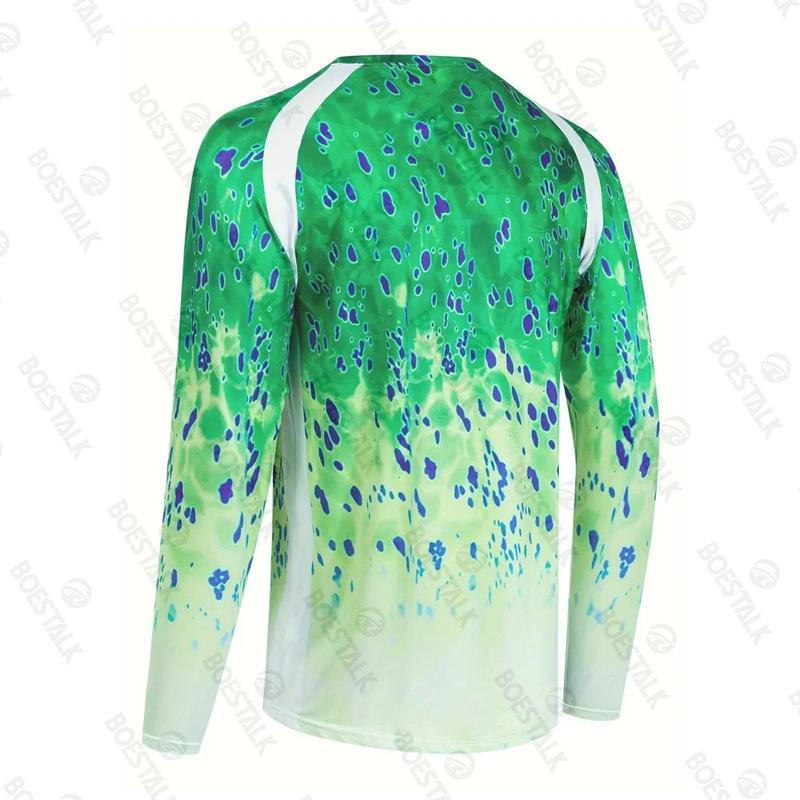 Men's and women's long-sleeve breathable sun-protection fishing suits, Taiwan and sea fishing boats, fishing sun-protective clothing