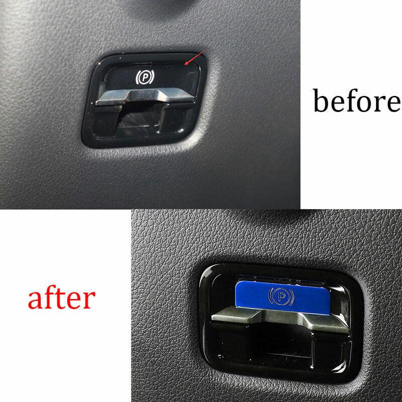 For Benz C-Class W206 - Blue Aluminum Brake Handle Handbrake Cover Trim