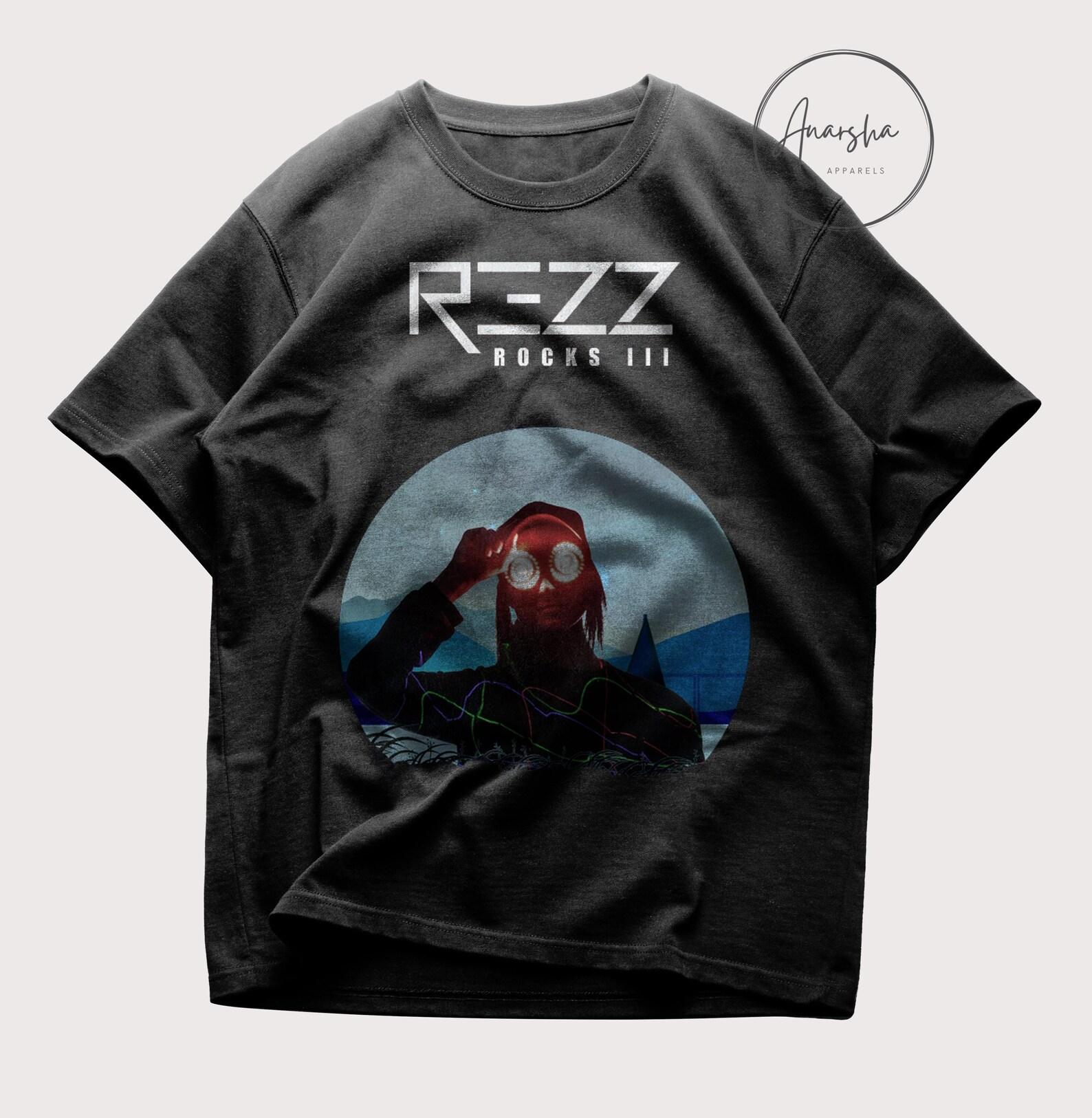 Rezz T-Shirt – Mass Manipulation Album Art Tee- Edm Rave Unisex Merchandise 2XL