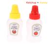 1/2 ks mini přenosná malá nádoba na omáčku, rajčatová omáčka, salátový dresink, olej, rozprašovač, kečup, med a hořčice