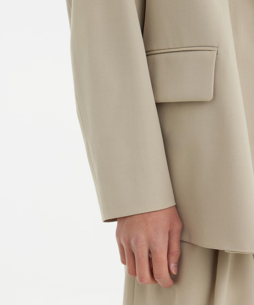 Youth Double Breasted Jacket - Light Beige