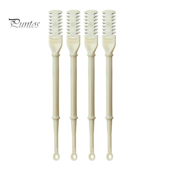 

4 шт., триммер для волос в носу, двухсторонние лезвия, инструмент для удаления волос в ноздрях, вращающаяся машинка для стрижки волос в носу для мужчин и женщин, ручная машинка для стрижки волос в носу 4pcs бежевый