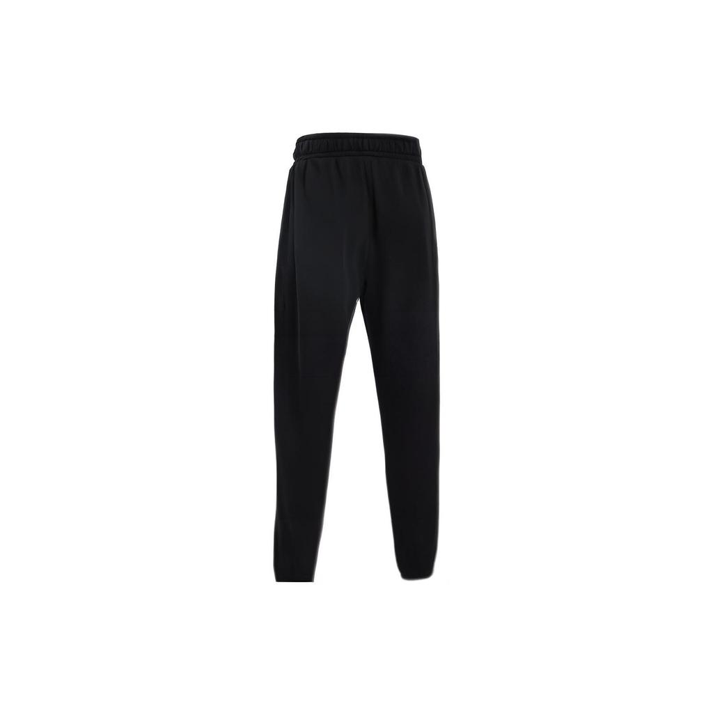 Under Armour Solid Color Logo Embroidered Joggers With Elastic Waist Men Bottoms Black 1376613-001