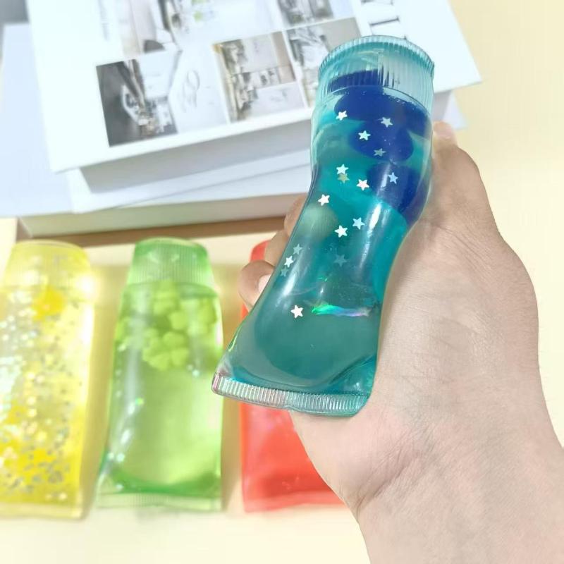 Dentifrice compressible Boule anti-stress Formable Jouet à mordiller Non toxique Jouet sensoriel pour employés de bureau Soulagement de l'anxiété