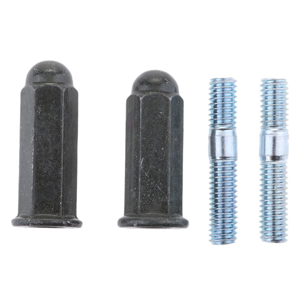 Pit Bike Exhaust Stud Nuts M6 Bolts Set for 110 125 140 160 200cc Pitbike High Quality Metal