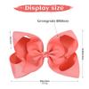 Cinta de Grosgrain Grande de 6 Pulgadas Lazos para el Cabello Lisos con Pinzas para Mujeres Niñas Niños Pinzas para el Cabello Tocado Boutique Broches para el Cabello Accesorios