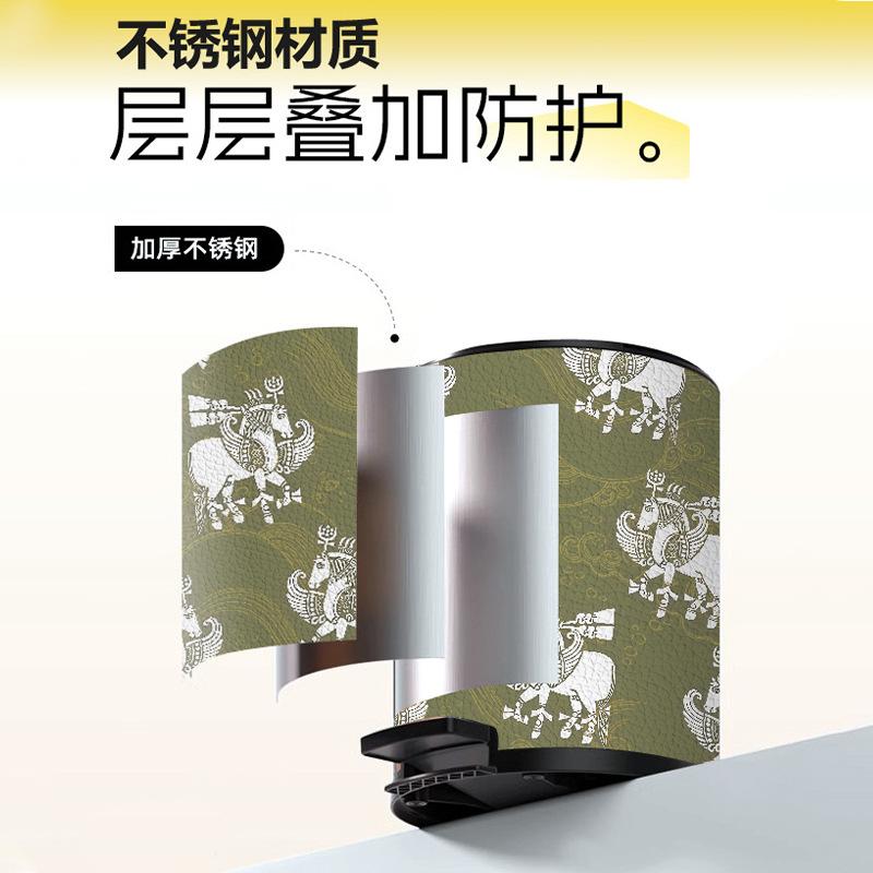 Stainless Steel Trash Can High Value Vintage Floral Design Luxury Large Size with Lid