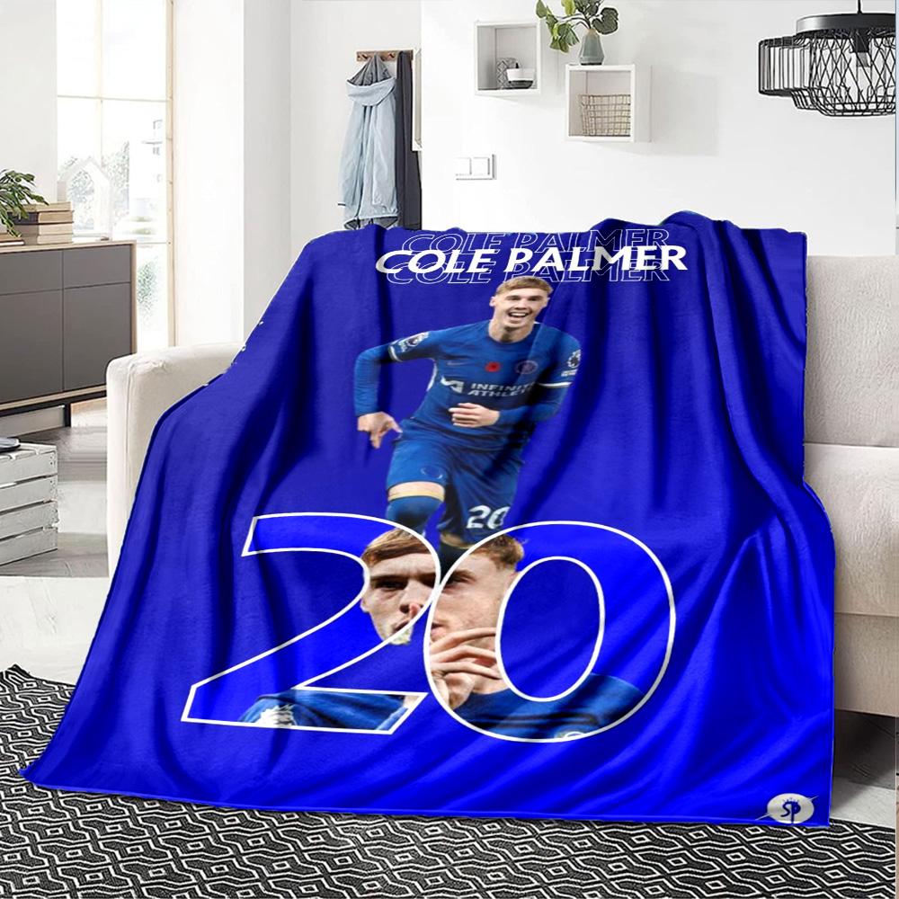 Chelsea Fc Football Player Blanket Warmthful Decor Suitable for Bedding Office Chair Sofa for All Seasons Stylish Decor