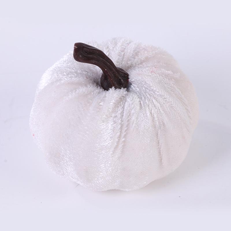 Thanksgiving Velvet Pumpkin Decoration - Table Ornament & Photography Prop