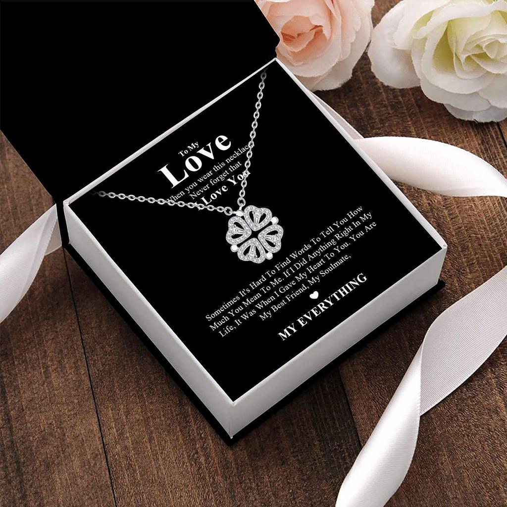 S925 Sterlingsilber Kleeblatt-Halskette - Vielseitige Mode-Schlüsselbein-Kette für Damen