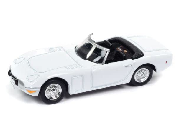 Johnny Lightning James Bond Toyota 2000GT 1967 White Only Live JLSP305 1/64 "You Twice" [Used]
