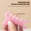 Little Dolphin Gua Sha Massage Comb Fine-Tooth Scraping Meridian Massage Comb Relaxing Resin Body Massage Comb Head Massage Tool