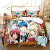 Yamada-kun and the Seven Witches Bedding Set Cartoon Anime Three-piece Set Adult Kid Bedroom Duvet Cover Sets 3D Kawaii Girls029