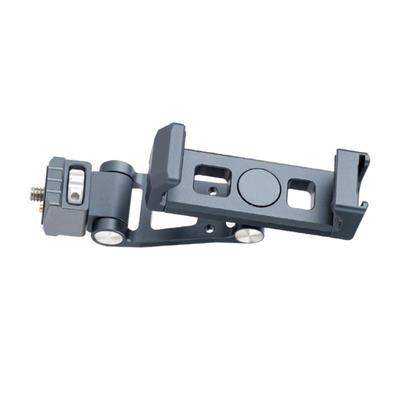 Smartphone Tripod Mount Clip Rotate Cellphone Mount Adapter for Phone Live Streaming Aluminum Phone Clip Holder
