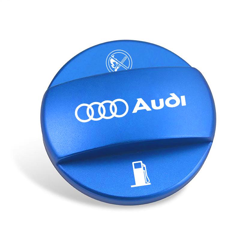Aluminum Alloy Car Fuel Tank Cap Refuel Box Trim Cover For Q5 S Line A3 A1 A4 B8 B7 A6 A5 A7 A8 B9 B6 C6 Q2 Q3 Q5 Q7 Q8 TT S3