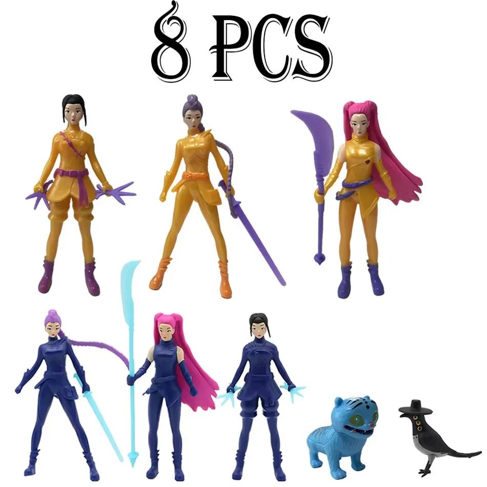 Anime Kpop Vânătorii de Demoni Figurină de Acțiune Jucării Derpys Tiger Ranimeumi Mira Zoey Sussy Figurine Păpușă Pentru Fani Cadou de Crăciun