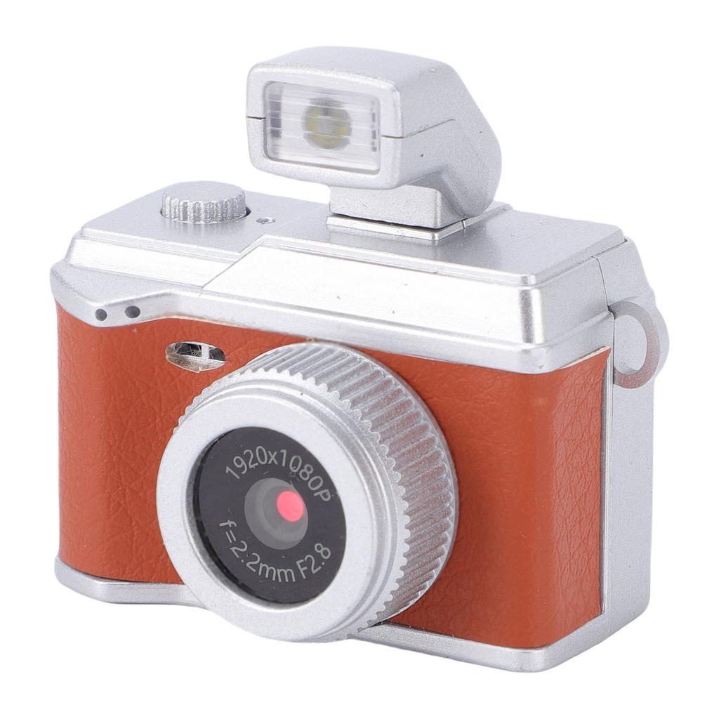 Compact Retro Digital Camera 1080P 0.96 Inch Color Screen Tiny Vintage Keychain Vlog Camera for Travel