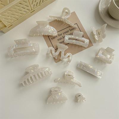 High-Grade Korean Mermaid Shark Hairpin - Elegant PVC Clip for Summer Hairstyles