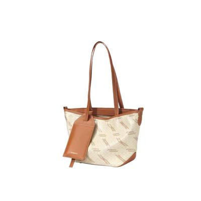 The Traditional Chinese Style Monogram Series Valley Tote Bag Is A Large-capacity Commuter Single-shoulder Bag